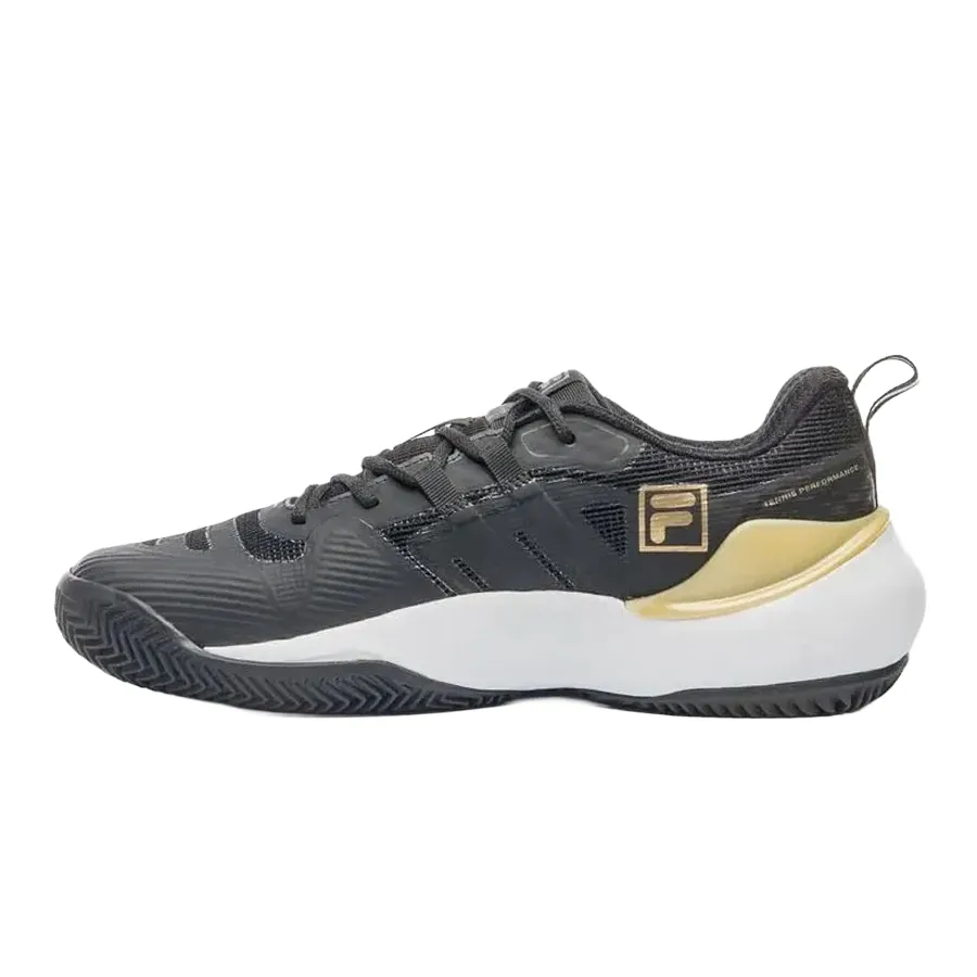 Imagen 2 de 8 de Zapatillas Fila Winner Clay-NEGRO/NARANJA