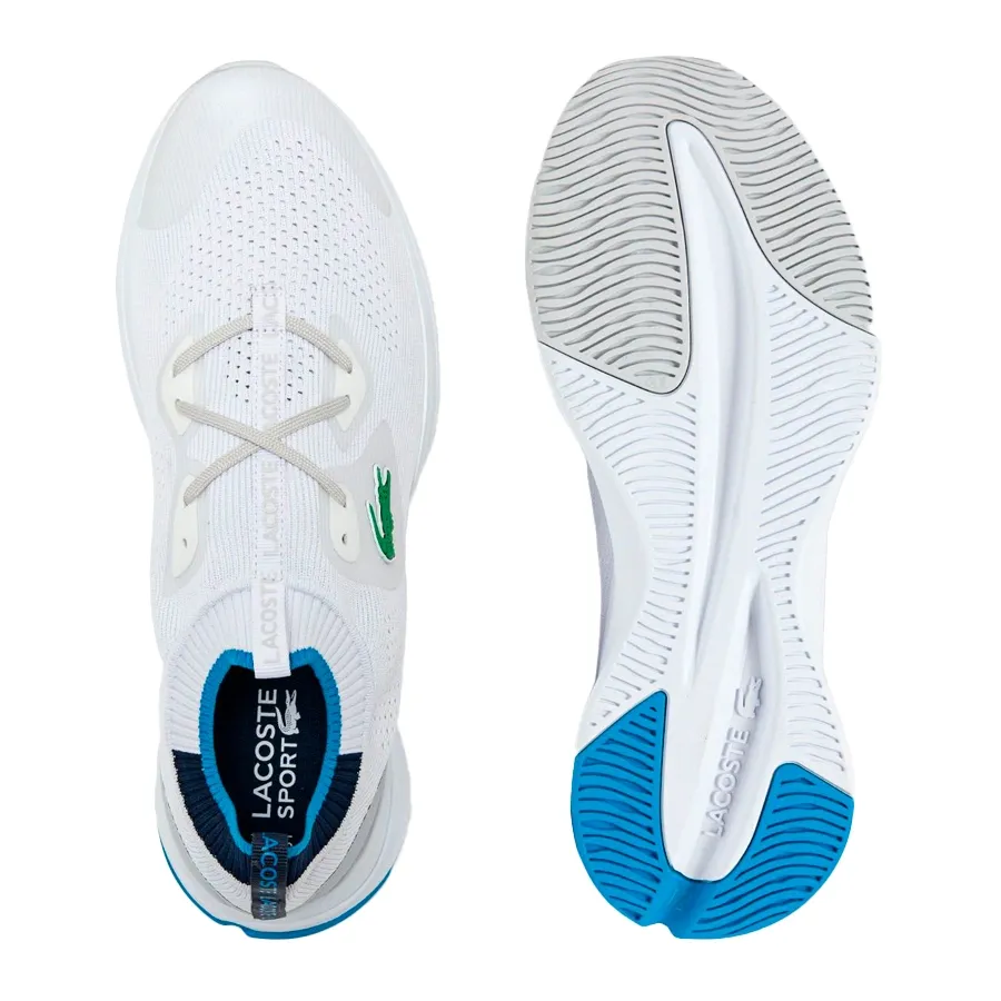 Imagen 2 de 3 de Zapatillas Lacoste Run Spin Knit-BLANCO/VERDE/CELESTE