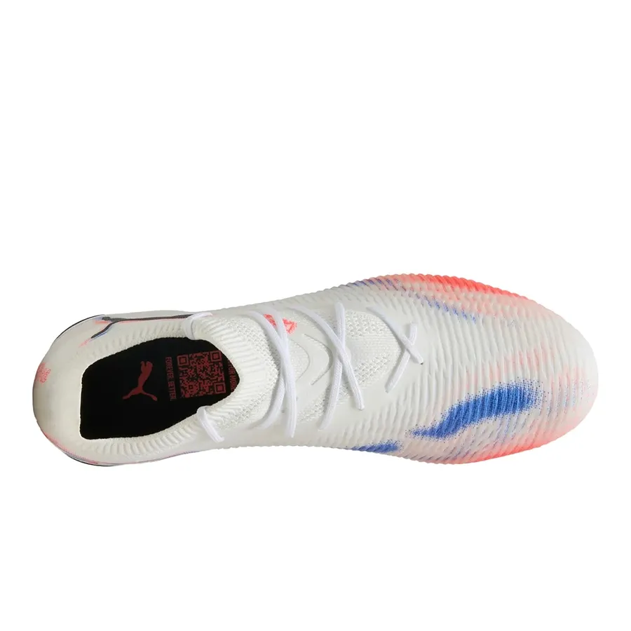 Imagen 3 de 7 de Botines Puma Future 8 Match Fg/Ag-BLANCO/NARANJA FLUOR/NEGRO