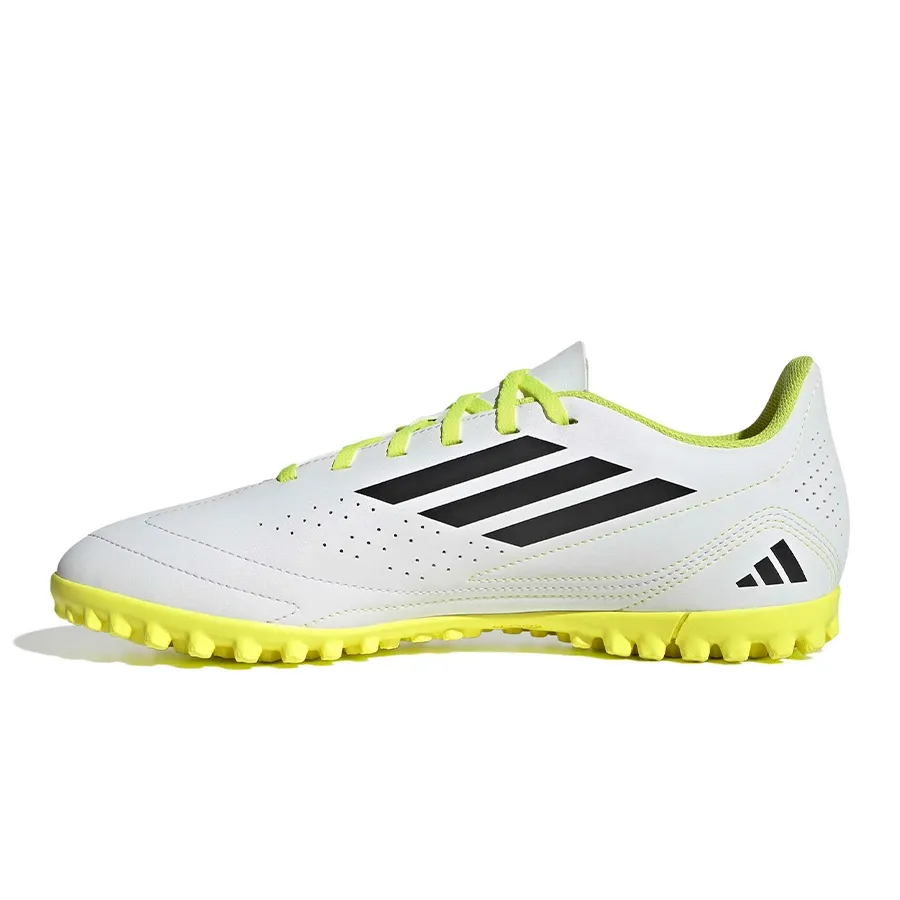 Imagen 2 de 7 de Botines adidas Deportivo III Tf-BLANCO/NEGRO/AMARILLO FLUOR