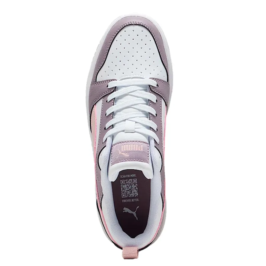 Imagen 3 de 5 de Zapatillas Puma Rebound V6 Lifestyle-BLANCO/VIOLETA/ROSA