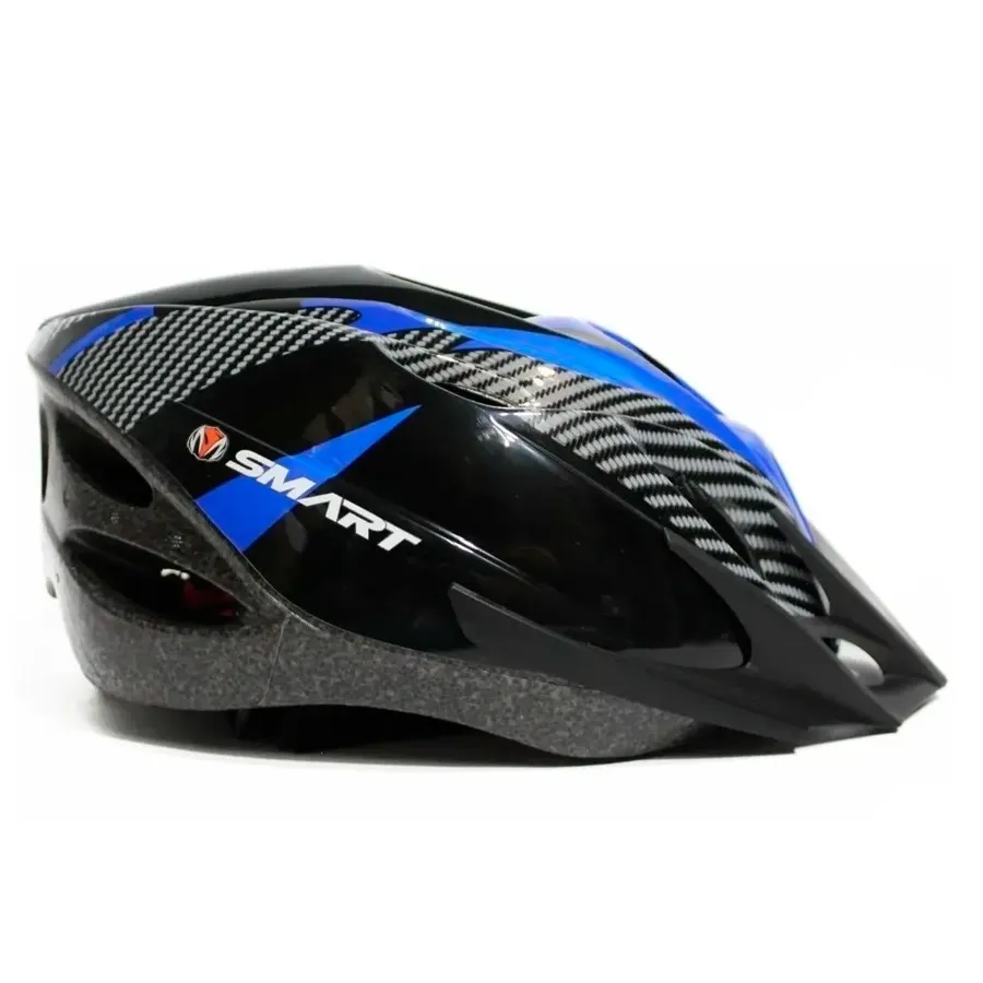 Imagen 0 de 3 de Casco Ciclismo Mtb TopMega-NEGRO/AZUL