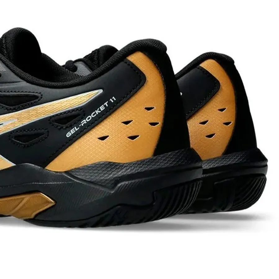 Imagen 5 de 6 de Zapatillas Asics Zapatilla  Gel-Rocket-NEGRO/DORADO