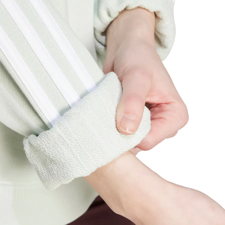 Imagen 3 de 5 de Buzo adidas Essentials 3 Stripes-VERDE AGUA/BLANCO