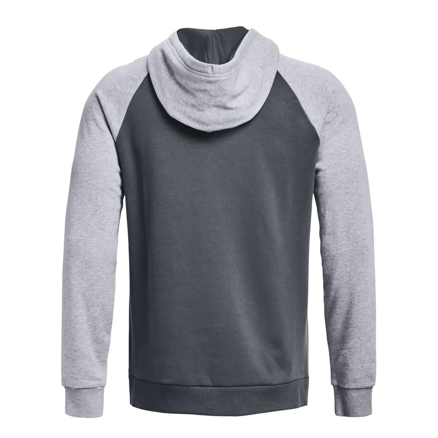 Imagen 3 de 4 de Buzo Under Armour Training  Rival Colorblock Hombre-GRAFITO/GRIS