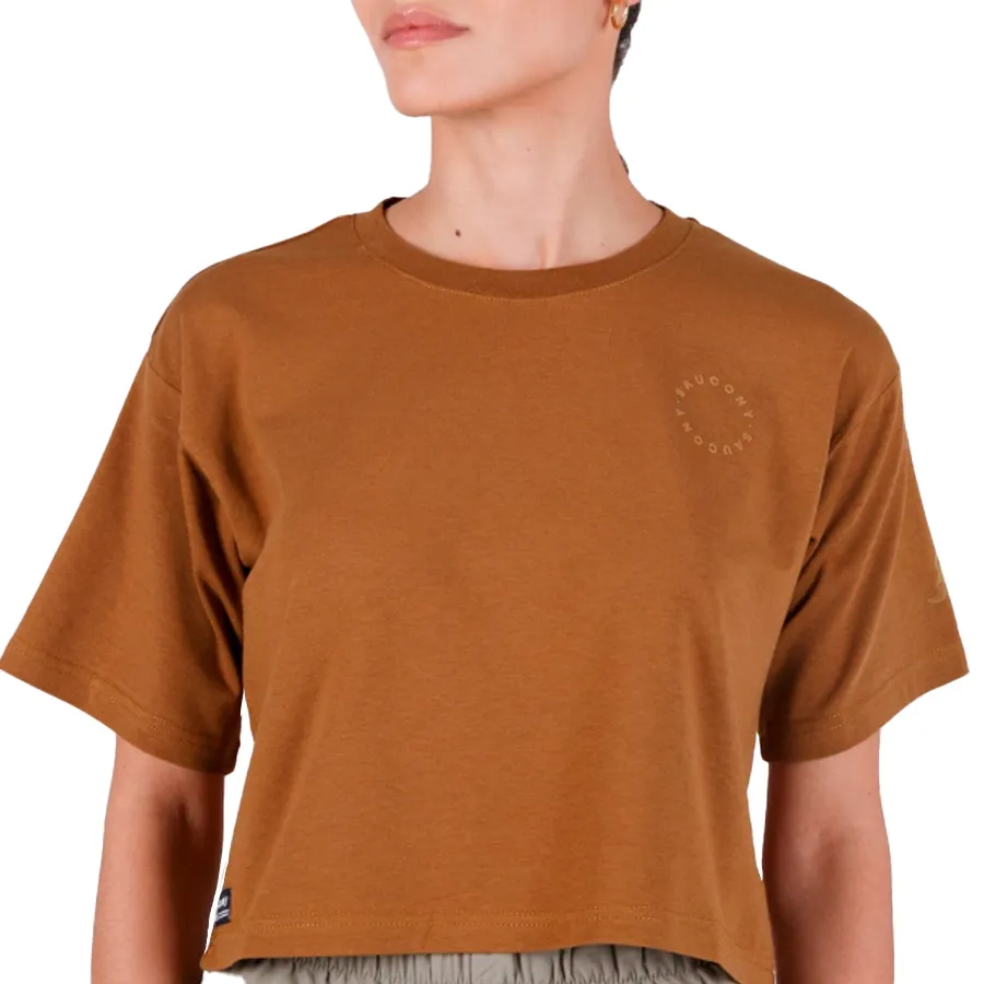 Imagen 3 de 5 de Remera Saucony Recovery Boxy-CAMEL