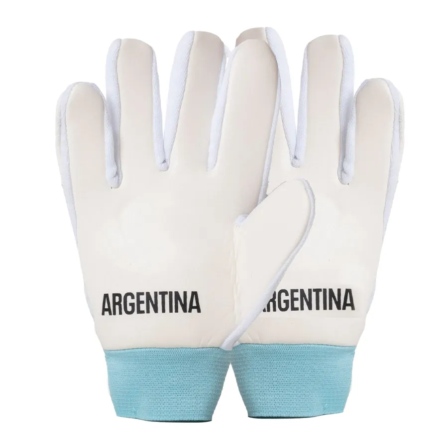 Imagen 1 de 2 de Guantes DRB Arquero Estadios 24 AFA-BLANCO/CELESTE