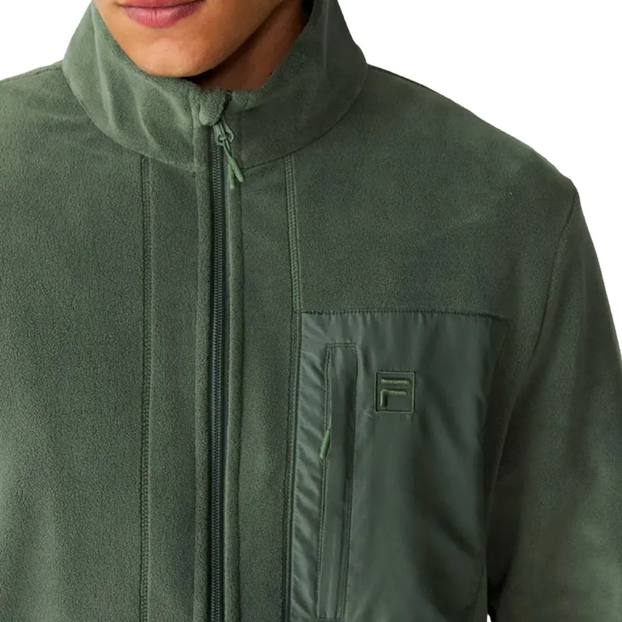 Imagen 2 de 3 de Campera Fila Microfleece Core Classic-VERDE