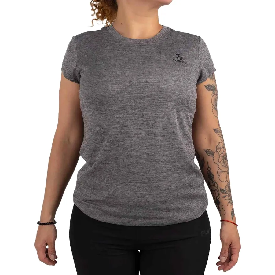 Imagen 0 de 5 de Remera Topper Basica-GRIS