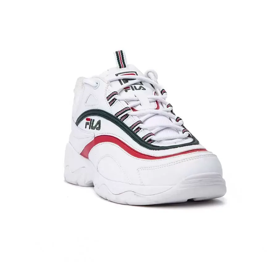 Imagen 1 de 4 de Zapatillas Fila Ray-BLANCO/ROJO/VERDE