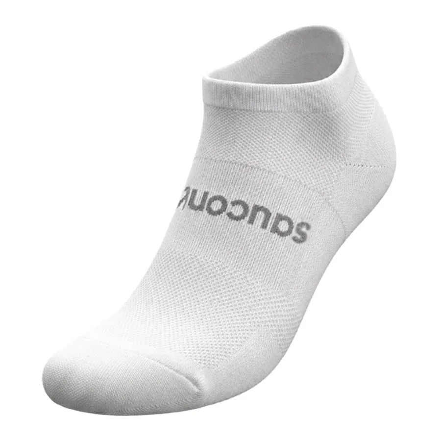 Imagen 1 de 5 de Medias Saucony Oddysey Invisible Socks Pack x3-BLANCO/NEGRO/GRIS