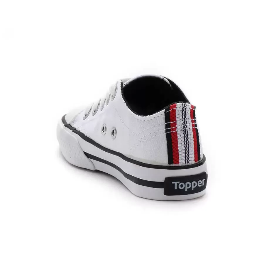 Imagen 2 de 5 de Zapatillas Topper Rail Kids-BLANCO