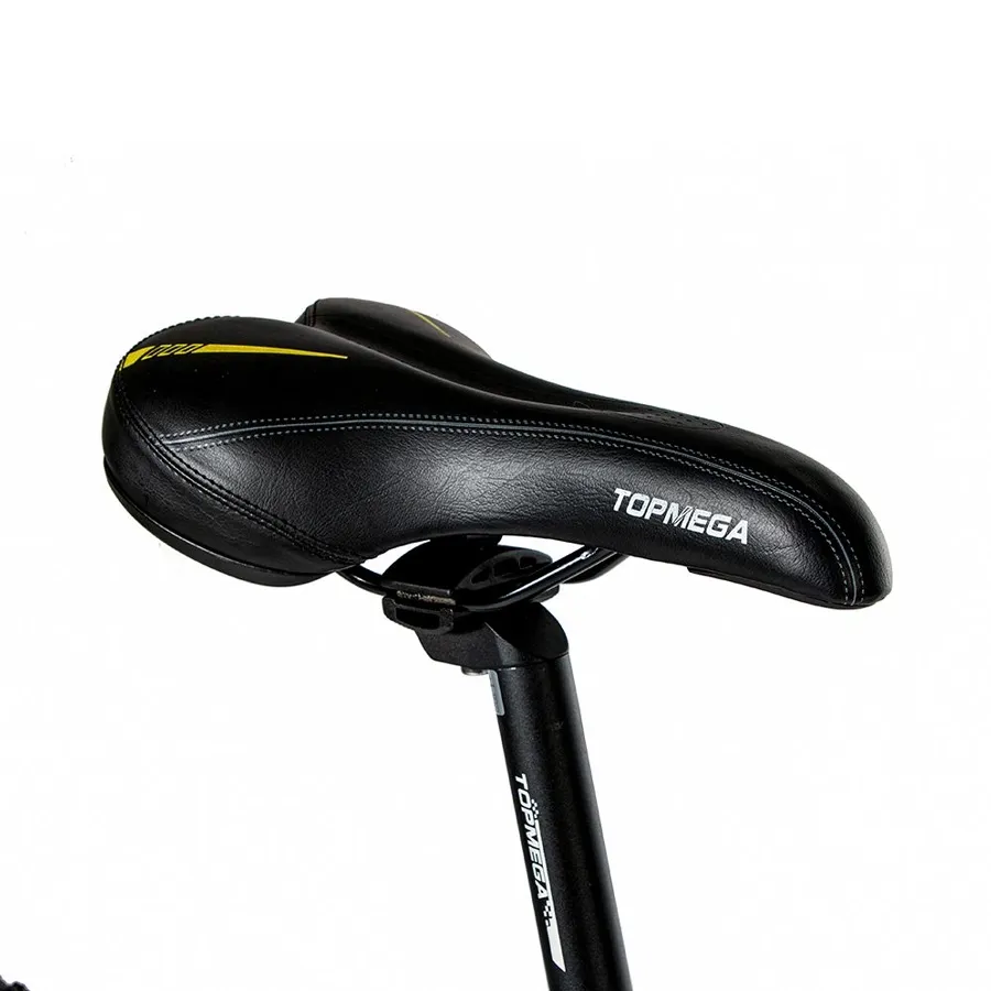 Imagen 3 de 5 de Bicicleta TopMega Mtb Regal R29 21V-NEGRO/AMARILLO