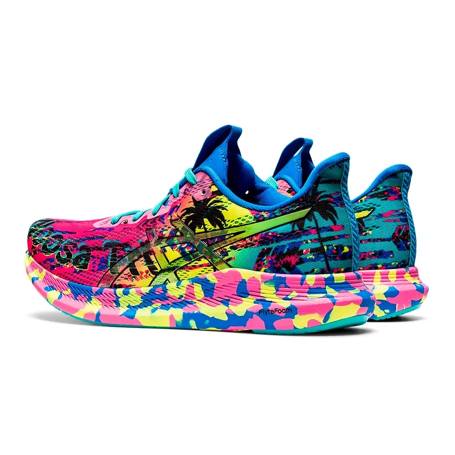 Imagen 2 de 7 de Zapatillas Asics Noosa Tri 14-FUCSIA/AZUL/AMARILLO