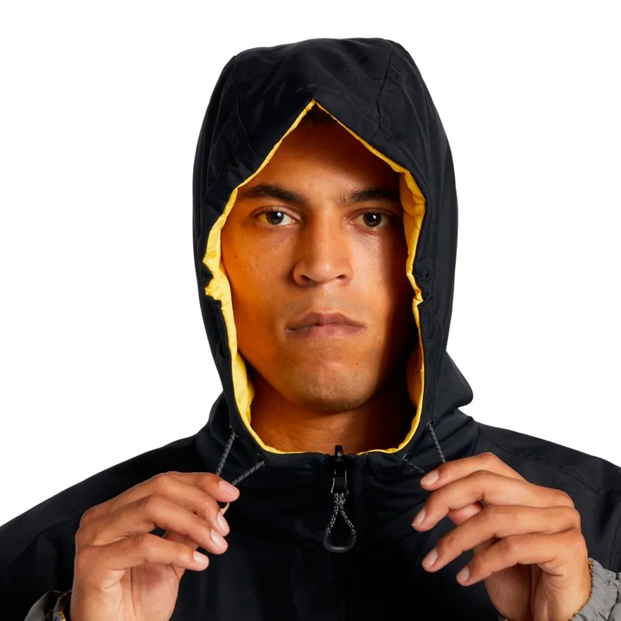 Imagen 3 de 6 de Buzo Dc Snow Nexus Rev Anorak-NEGRO/GRIS/AMARILLO
