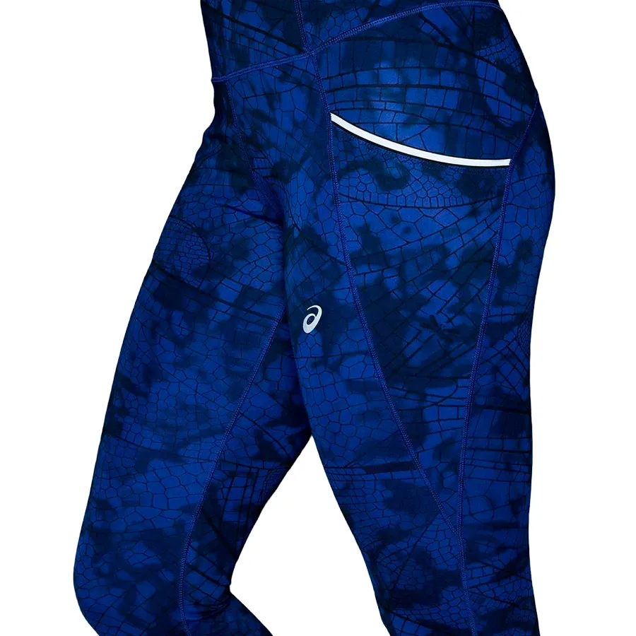 Imagen 3 de 6 de Calza Asics Road Lite Show Tight-AZUL/NEGRO