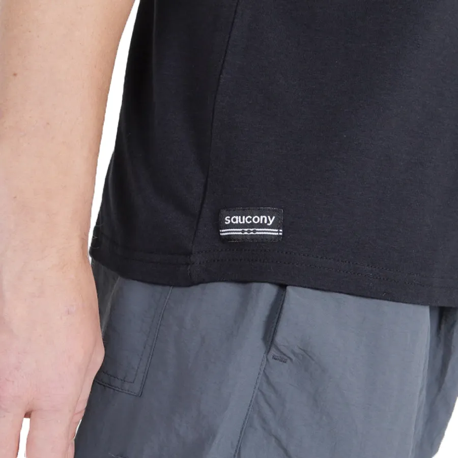 Imagen 3 de 5 de Remera Saucony Recovery-NEGRO