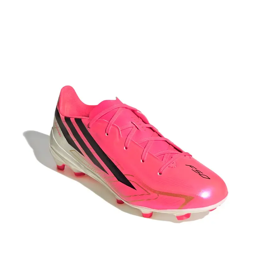 Imagen 1 de 7 de Botines adidas F50 Hyperfast League Fg-ROSA/NEGRO/BLANCO