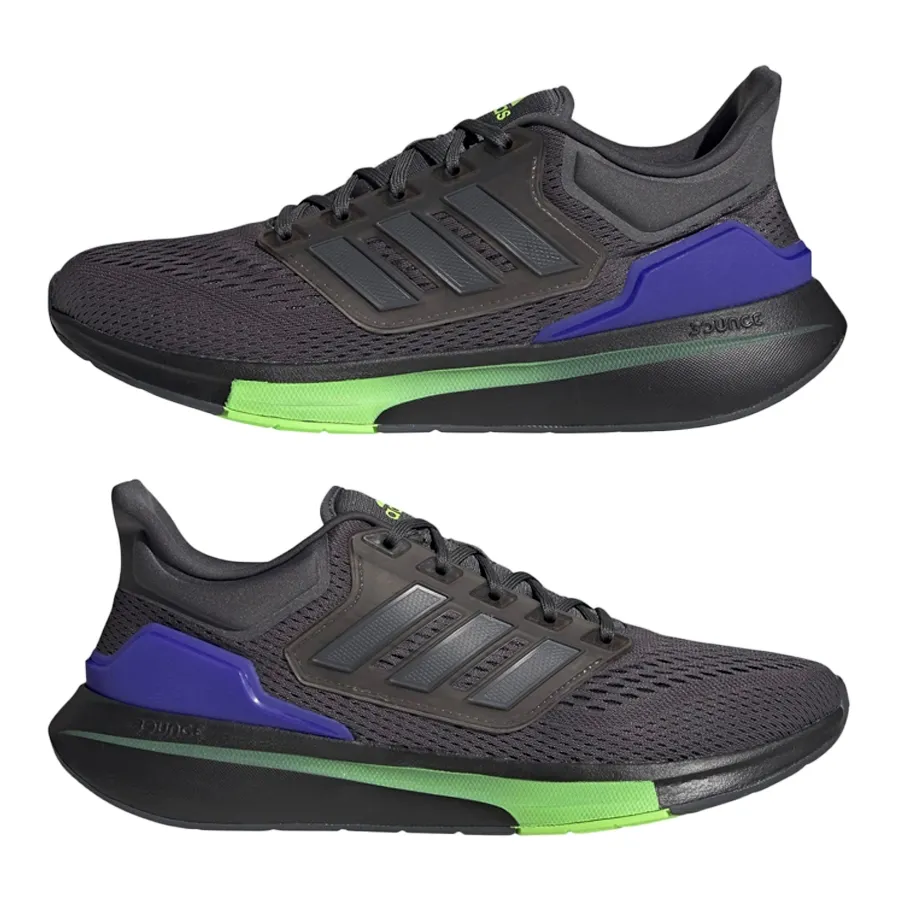Imagen 2 de 5 de Zapatillas adidas Eq21 Run-GRAFITO/AZUL/VERDE