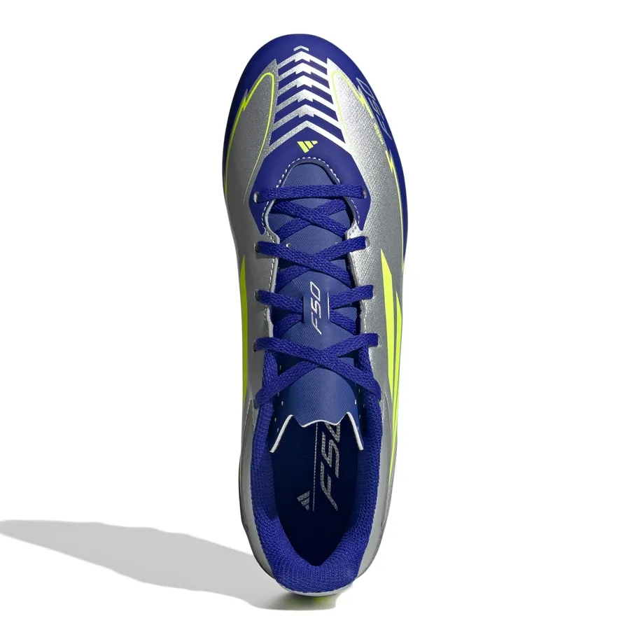 Imagen 3 de 7 de Botines adidas F50 Club Fg Messi-PLATA/VIOLETA/AMARILLO