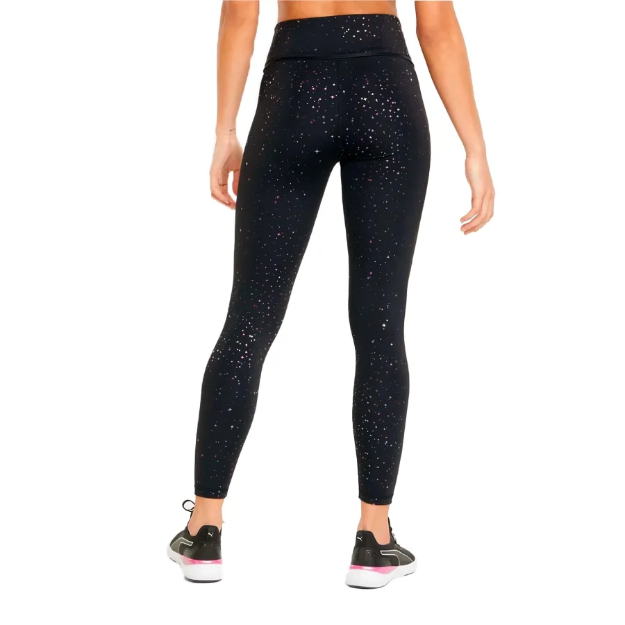Imagen 1 de 5 de Calza Puma Stardust High Waist Printed 7/8-NEGRO