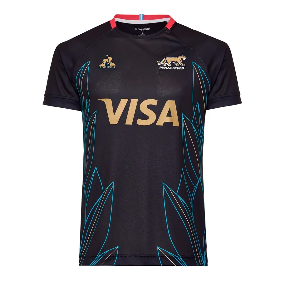 Imagen 0 de 2 de Camiseta Le Coq Sportif Pumas Seven Away Fan-NEGRO/DORADO