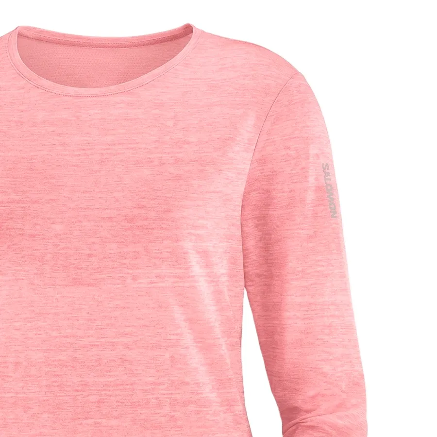 Imagen 1 de 2 de Remera Salomon Pulsar Ls Tee-ROSA