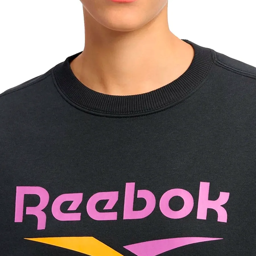 Imagen 1 de 3 de Buzo Reebok Identity Big Logo Fleece-NEGRO/VIOLETA
