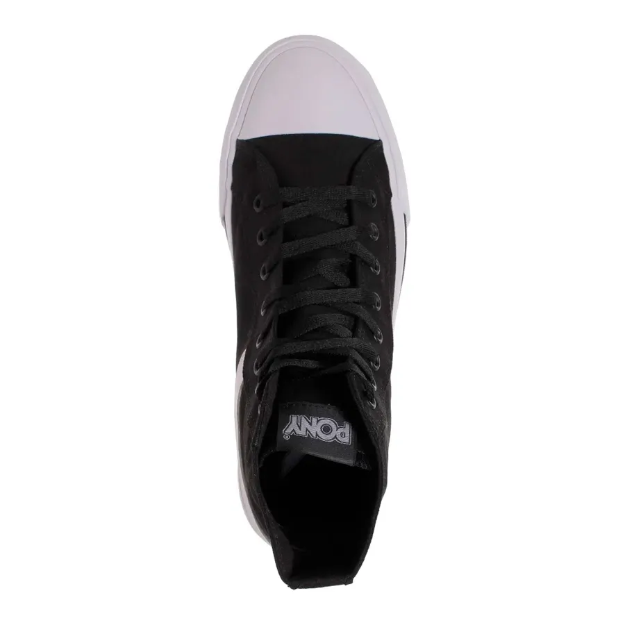 Imagen 2 de 5 de Zapatillas Pony Shooter Ox Canvas-NEGRO/BLANCO