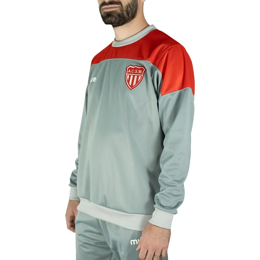 Imagen 1 de 3 de Buzo Mitre Blake San Martín 24-GRIS/ROJO