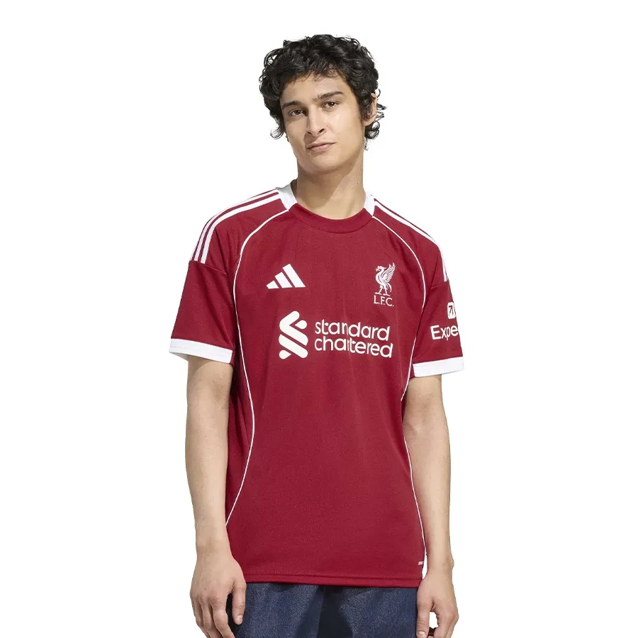 Imagen 0 de 6 de Remera adidas Camiseta titular del Liverpool FC 25/26-ROJO/BLANCO