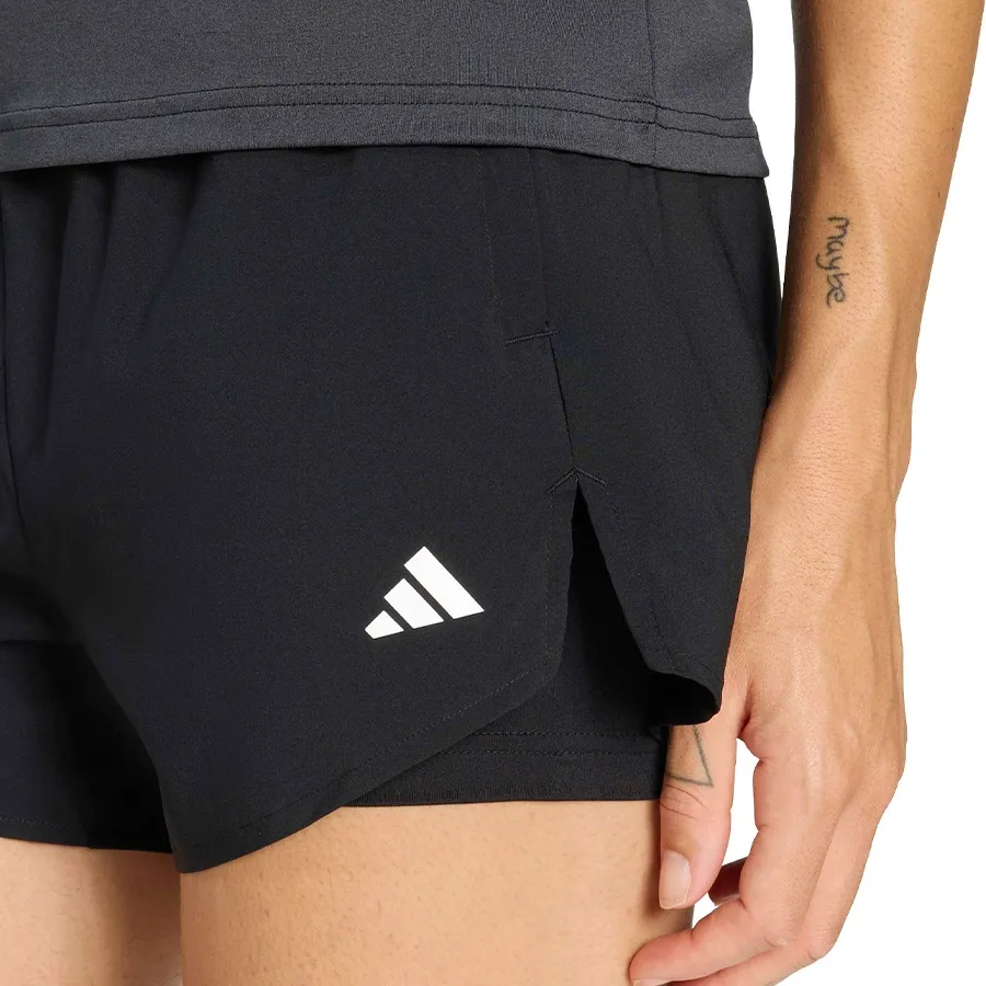 Imagen 1 de 4 de Short adidas Workout Essentials 2 en 1-NEGRO