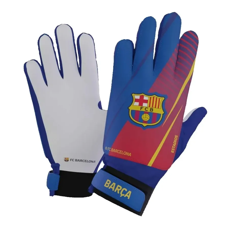 Imagen 1 de 3 de Guantes DRB Guante Arquero Barcelona Estadios 24-AZUL/ROJO