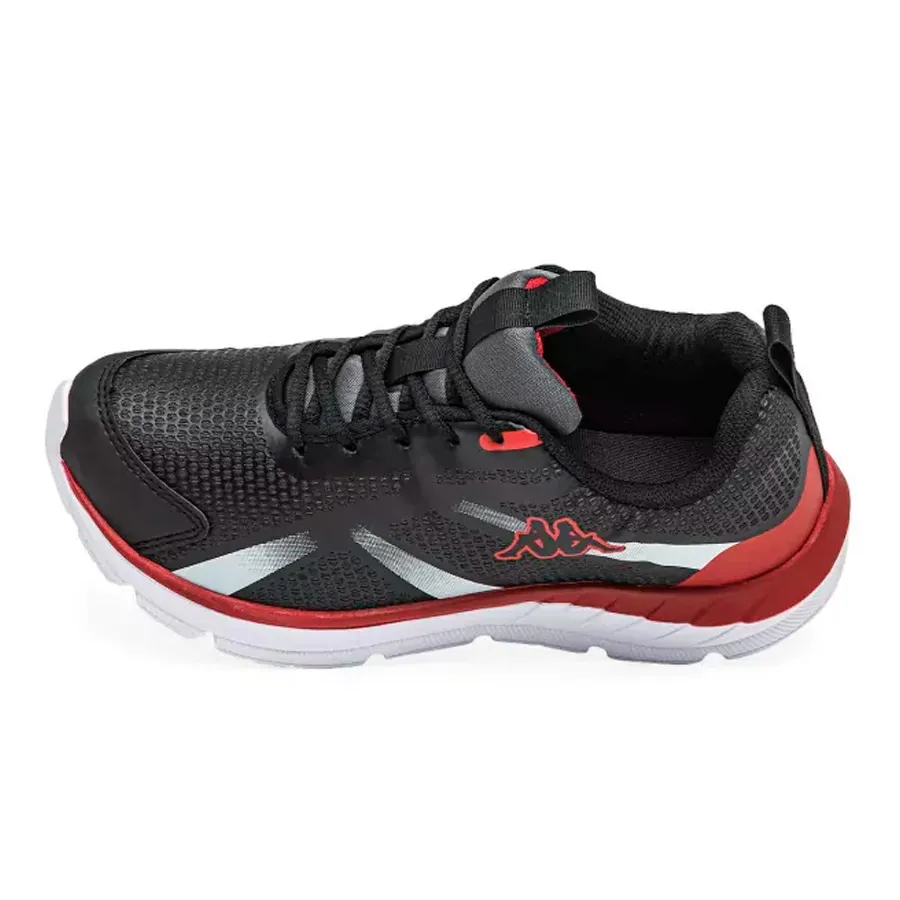 Imagen 2 de 7 de Zapatillas Kappa Logo Tenis-NEGRO/ROJO