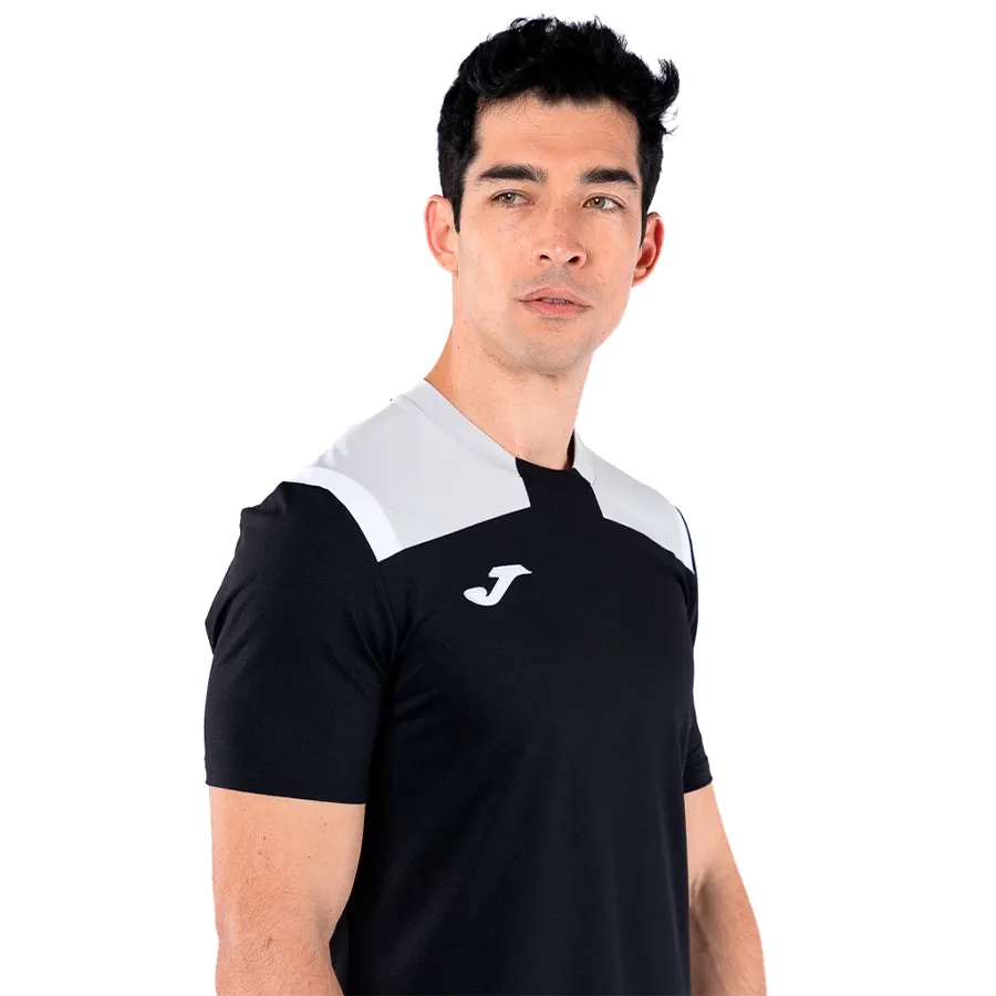 Imagen 3 de 4 de Remera Joma Toledo  100-NEGRO/BLANCO