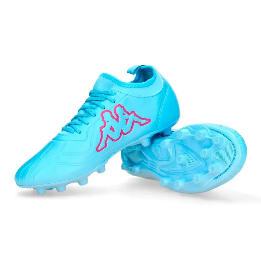 Imagen 4 de 5 de Botines Kappa Veloce Fg Kids-TURQUESA/ROSA