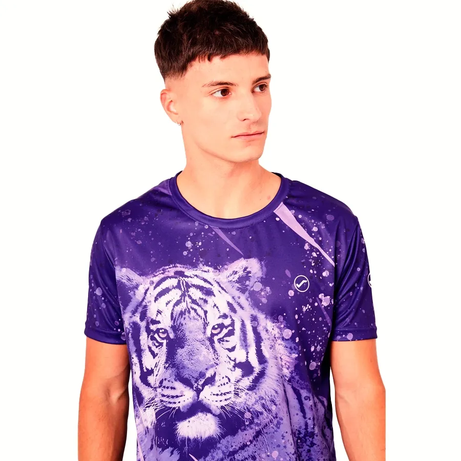 Imagen 1 de 4 de Remera Snauwaert Tiger-PURPURA