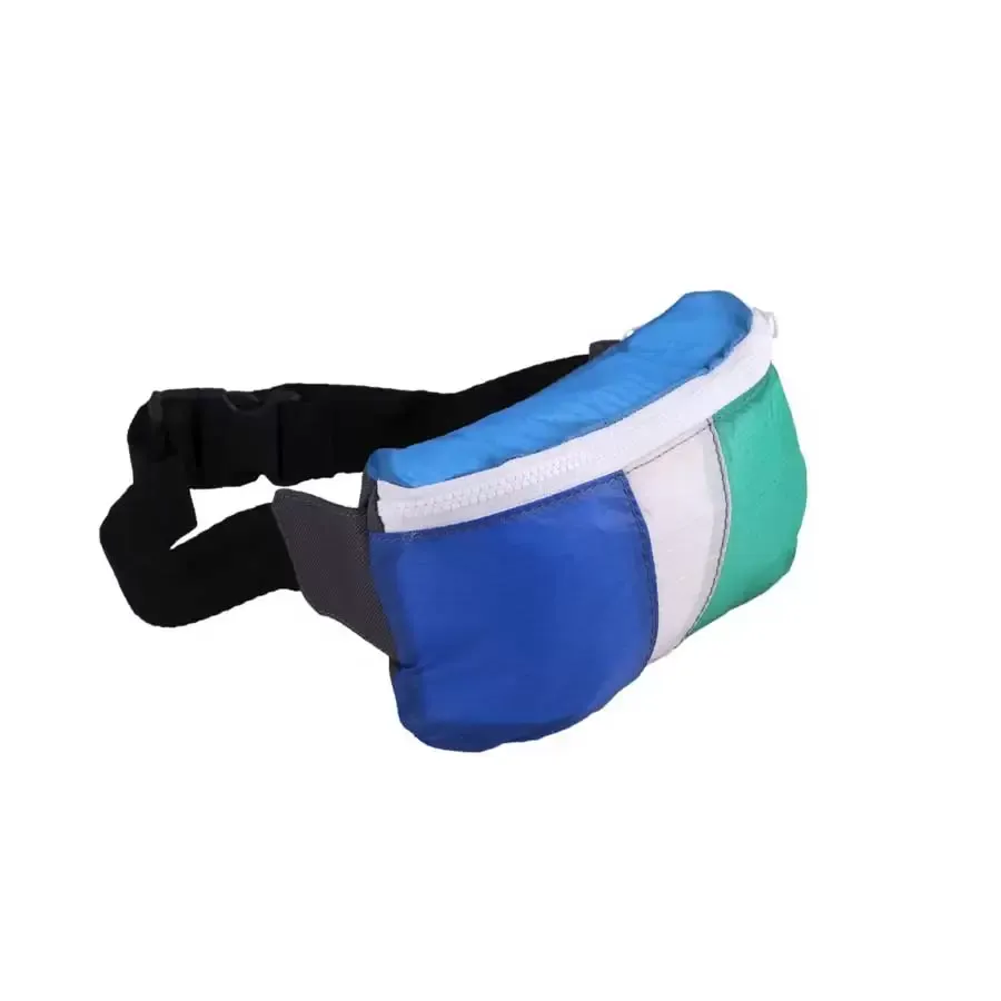 Imagen 0 de 4 de Riñonera Topper Block CM-AZUL/BLANCO/VERDE