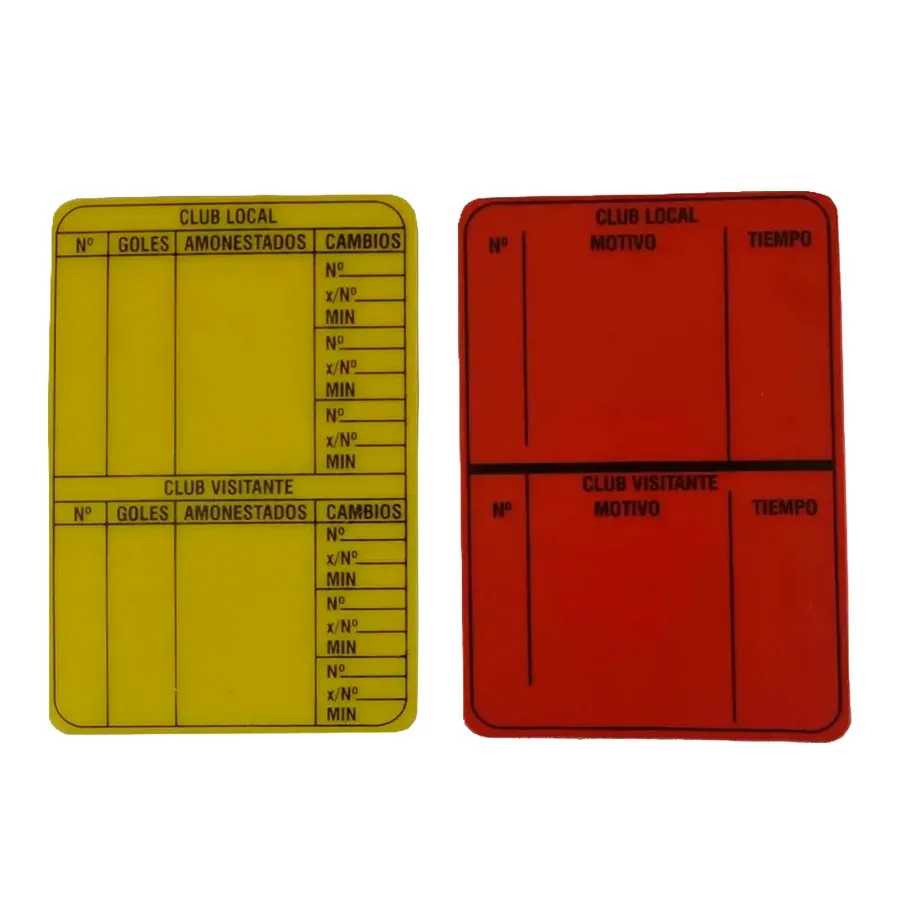 Imagen 0 de 1 de Tarjeta Ushuaia Árbitro-AMARILLO/ROJO