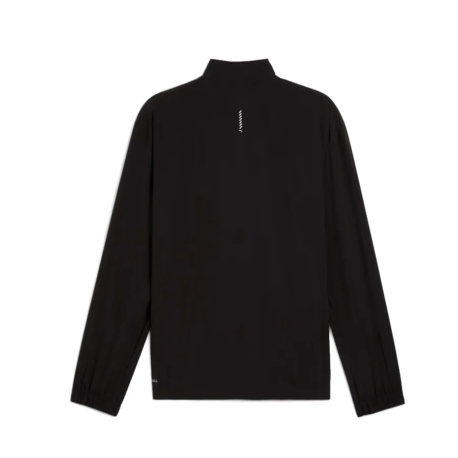 Imagen 4 de 5 de Campera Puma Run velocity woven jacket-VERDE SECO/NEGRO