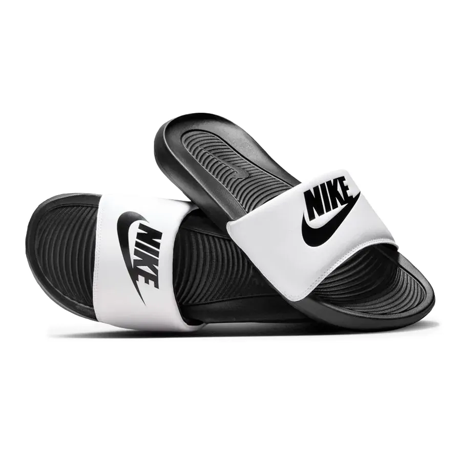 Imagen 3 de 6 de Ojotas Nike Victori One-NEGRO/BLANCO