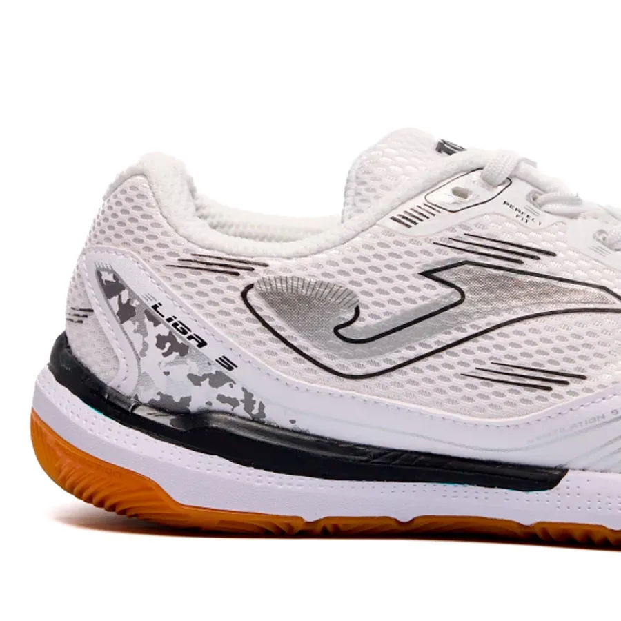 Imagen 6 de 8 de Botines Joma F5 Liga 5 In-BLANCO/NEGRO/PLATA