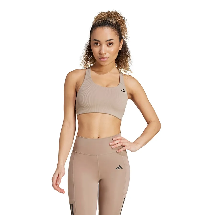 Imagen 0 de 4 de Top adidas Powerimpact Rib Soporte Medio-CAMEL