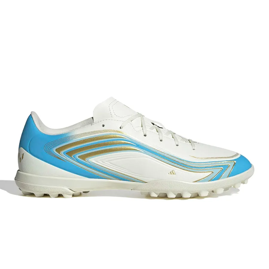 Imagen 0 de 7 de Botines adidas F50 Club El Ultimo Tango Tf-BLANCO/CELESTE/DORADO