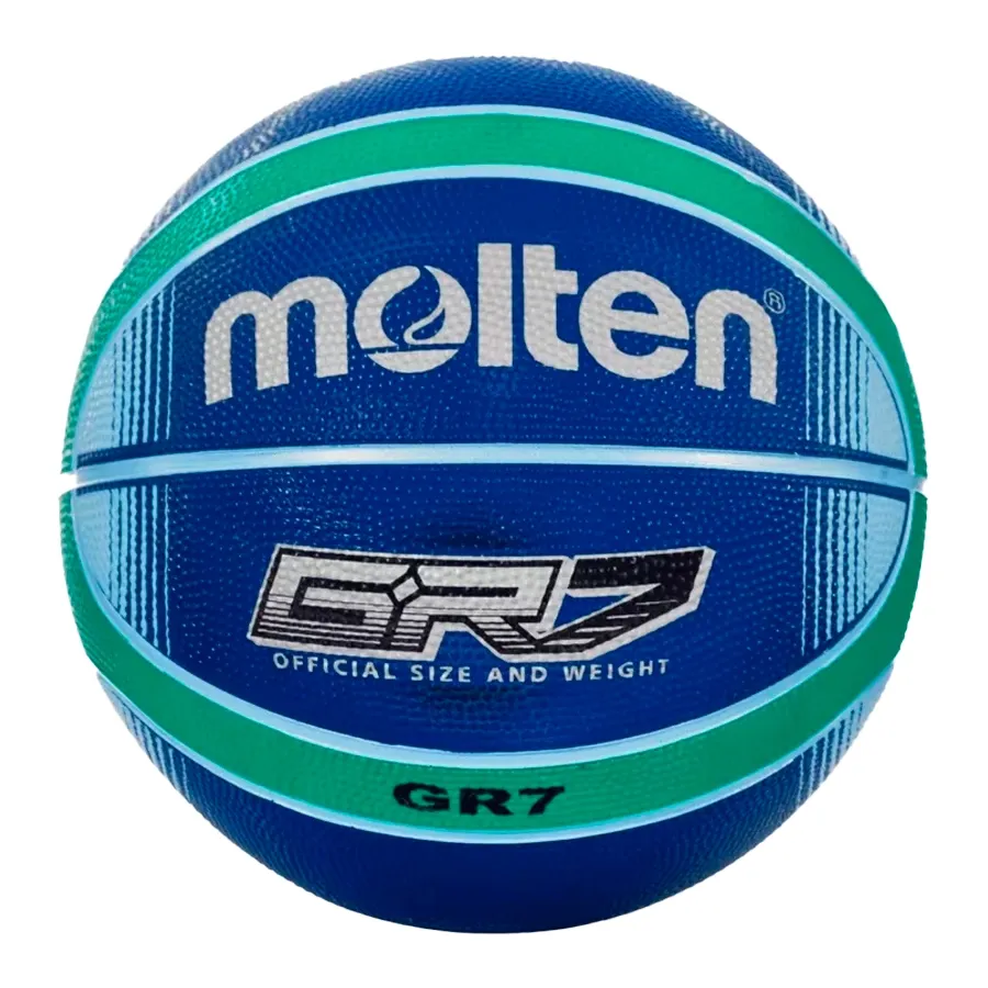 Imagen 0 de 3 de Pelota Molten De Basquet N° 7 Grx7-AZUL/VERDE