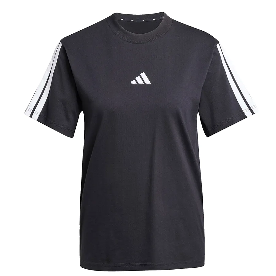 Imagen 3 de 4 de Remera adidas Essentials 3 Stripes-NEGRO