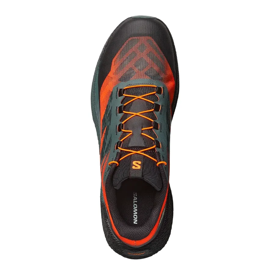 Imagen 3 de 6 de Zapatillas Salomon Pulsar Quiver-GRAFITO/NARANJA/NEGRO