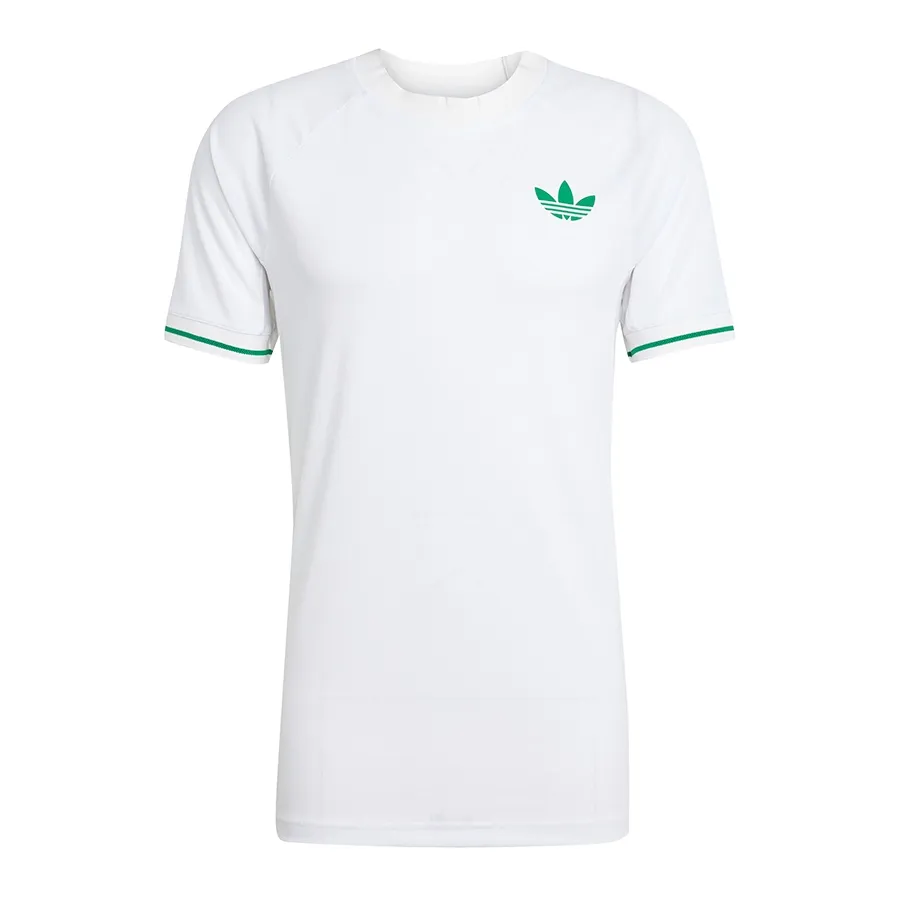 Imagen 3 de 6 de Remera adidas originals Pro Climacool+ FreeLift-BLANCO/VERDE
