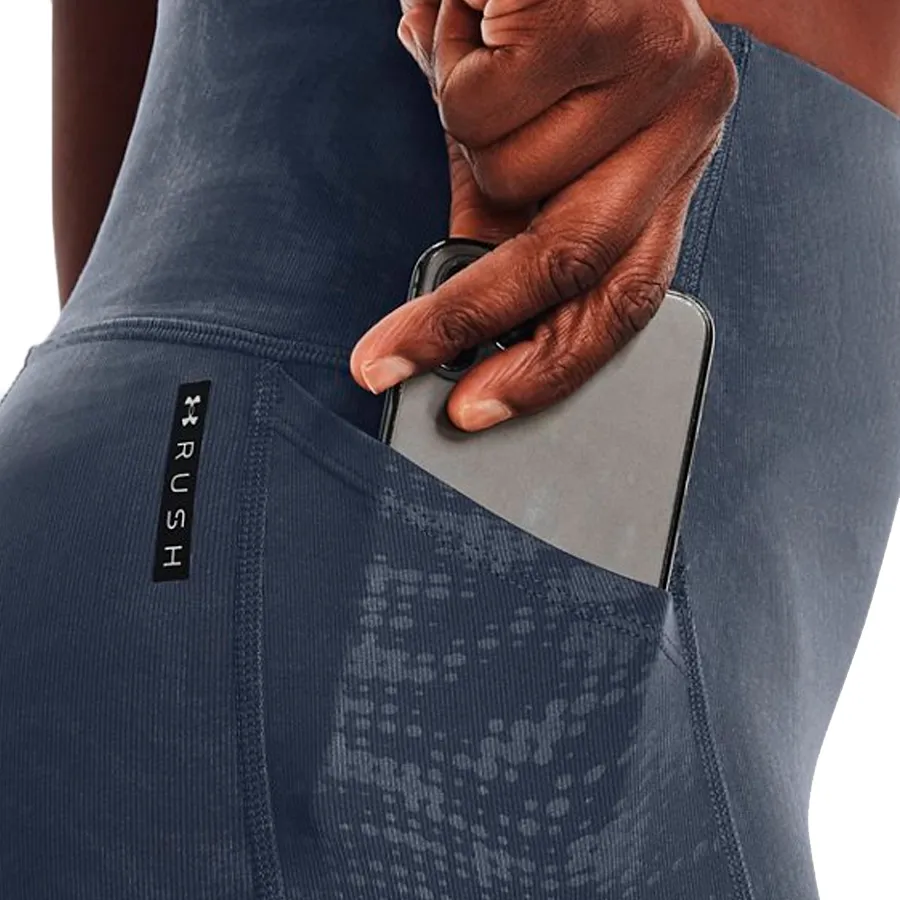 Imagen 2 de 3 de Calza Under Armour Rush Emboss Perf-GRAFITO/GRIS