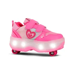 Zapatillas Footy Roll Coll con Ruedas+Luz Led